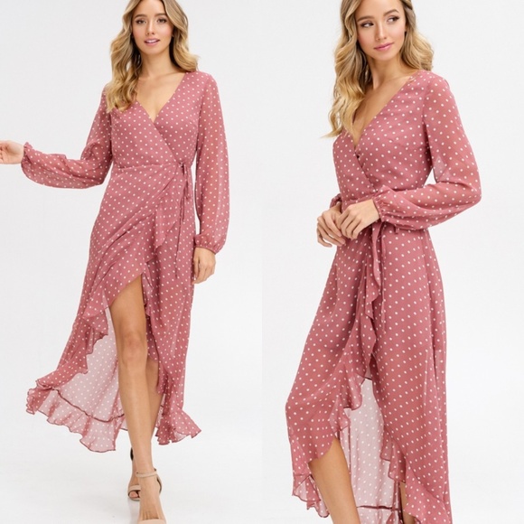 'Rosewood' Wrap Maxi Dress - Picture 3 of 8